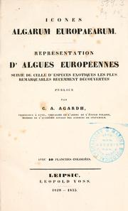 Cover of: Icones algarum europaearum. by Carl Adolf Agardh