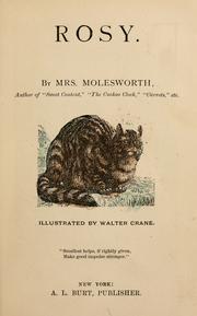 Cover of: Rosy by Mary Louisa Molesworth