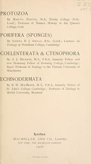Cover of: The Cambridge natural history