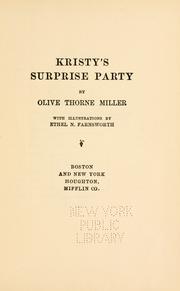 Cover of: Kristy's surprise party