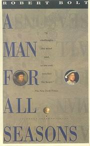 Cover of: A Man for All Seasons by Robert Bolt, Robert Bolt