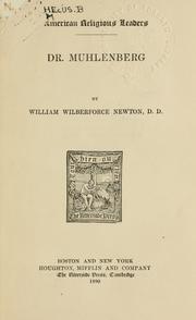 Dr. Muhlenberg by William Wilberforce Newton