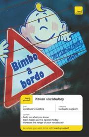 Cover of: Teach Yourself Italian Vocabulary
