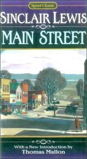 Cover of: Main Street (Signet Classics) by Sinclair Lewis