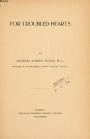 Cover of: For troubled hearts.