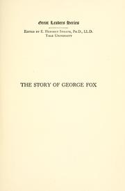 Cover of: The story of George Fox