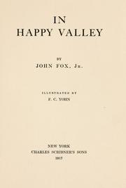 Cover of: In happy valley by Fox, John