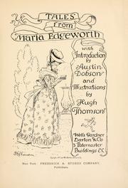 Cover of: Tales from Maria Edgeworth by Maria Edgeworth, Maria Edgeworth