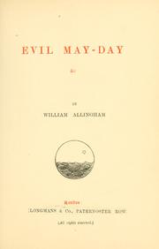 Cover of: Evil May-day, &c
