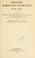 Cover of: British borough charters, 1216-1307