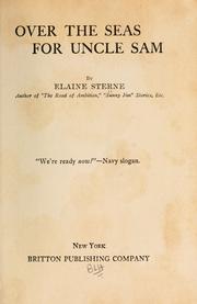 Cover of: Over the seas for Uncle Sam by Elaine Sterne, Elaine Sterne