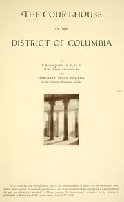 The court-house of the District of Columbia by Francis Regis Noel