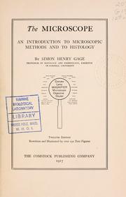Cover of: The microscope by Gage, Simon Henry