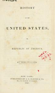 Cover of: History of the United States by Emma Willard