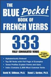 Cover of: The blue pocket book of French verbs: 333 fully conjugated verbs