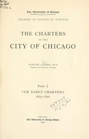 Cover of: The charters of the city of Chicago.