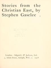 Cover of: Stories from the Christian East