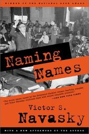 Cover of: Naming names by Victor S. Navasky