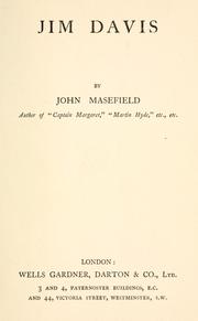 Cover of: Jim Davis. by John Masefield