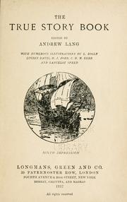 Cover of: The true story book