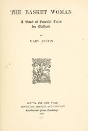 Cover of: The  basket woman by Mary Austin