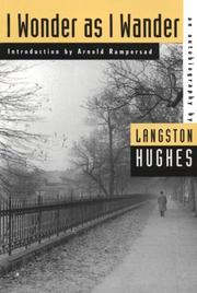 I wonder as I wander by Langston Hughes
