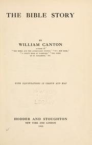 Cover of: The Bible story by William Canton