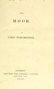 Cover of: The Moor. by Henry John George Herbert Earl of Carnarvon