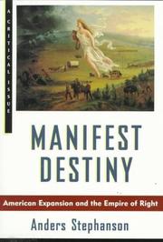 Cover of: Manifest Destiny | Anders Stephanson
