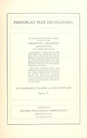 Photoplay plot encyclopedia by Palmer, Frederick