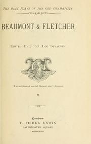 Cover of: Beaumont and Fletcher by Francis Beaumont, Francis Beaumont