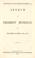 Cover of: Speech of President Buchanan, on the evening of Monday, July 9, 1860.