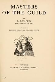 Cover of: Masters of the guild