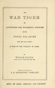 Cover of: The war tiger by William Dalton