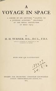 Front cover of A voyage in space by Unknown