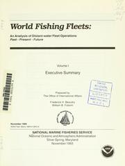 Cover of: World fishing fleets: an analysis of distant-water fleet operations, past, present, future.