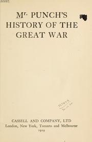 Cover of: Mr. Punch's history of the great war.
