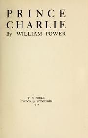 Cover of: Prince Charlie by William Power