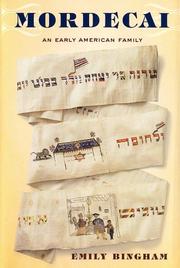 Cover of: Mordecai: An Early American Family