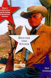 Before the storm by Rick Perlstein