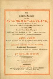 Cover of: The history of the kingdom of Scotland