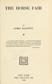 Cover of: The horse fair by James Baldwin