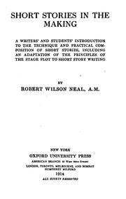 Cover of: Short stories in the making by Neal, Robert Wilson