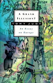 Cover of: A grand illusion? by Tony Judt