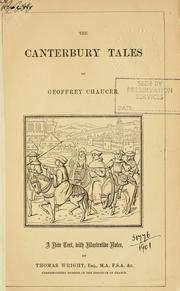 Cover of: The Canterbury tales. by Geoffrey Chaucer