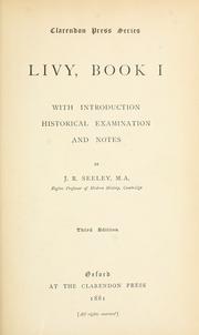 Cover of: Book 1. by Titus Livius