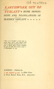 Cover of: Earthwork out of Tuscany by Maurice Henry Hewlett