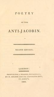 Poetry of the Anti-Jacobin