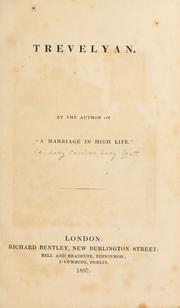Cover of: Trevelyan.