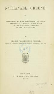 Nathanael Greene by George Washington Greene